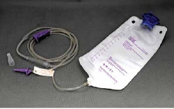 Enteral Feeding Pump Bag Set AMSure 1200 mL Polyvinyl NonSterile