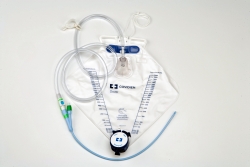 Indwelling Catheter Tray Dover Foley 16 Fr. 5 cc Balloon Silicone