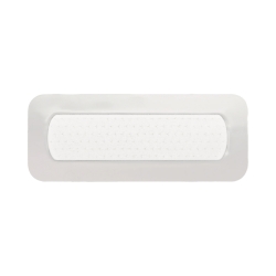 Foam Dressing Mepilex Border Post-Op 4 X 8 Inch With Border Film Backing Silicone Adhesive Rectangle Sterile