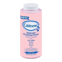 Body Powder Caldesene Medicated Protecting 5 oz. Fresh Scent Shaker Bottle 81% Cornstarch / 15% Zinc Oxide
