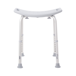 Bath Bench McKesson Without Arms Aluminum Frame Without Backrest 19-1/4 Inch Seat Width 300 lbs. Weight Capacity