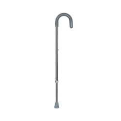 Round Handle Cane McKesson Aluminum 29-3/4 to 38-3/4 Inch Height Chrome