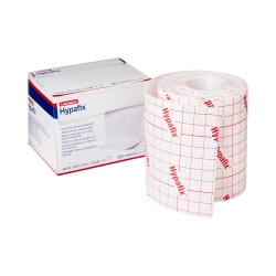 Dressing Retention Tape with Liner Hypafix White 4 Inch X 10 Yard Nonwoven Polyester NonSterile
