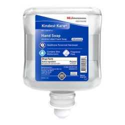 Antimicrobial Soap Kindest Kare Advanced Foaming 1,000 mL Dispenser Refill Bottle Unscented