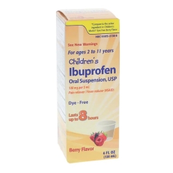 Children’s Pain Relief 100 mg / 5 mL Strength Ibuprofen Oral Suspension 4 oz.