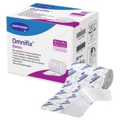 Dressing Retention Tape with Liner Omnifix Elastic White 4 Inch X 11 Yard Nonwoven NonSterile