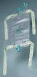 Urinary Leg Bag Anti-Reflux Valve Sterile 562 mL Vinyl