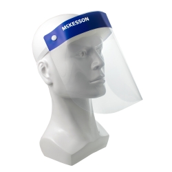 Face Shield McKesson One Size Fits Most Full Length Anti-fog Disposable NonSterile