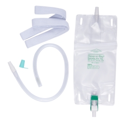 Urinary Leg Bag Bard Dispoz-a-Bag Anti-Reflux Valve Sterile 562 mL Vinyl