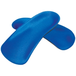 Plantar Fasciitis Insole FREEDOM Accommodator 3/4 Length Foam / Nylon / Plastic Female 6 to 8 / Male 7 to 8 Blue