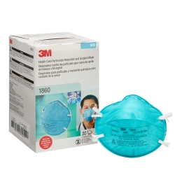 Particulate Respirator / Surgical Mask 3M Medical N95 ASTM F1862 Elastic Strap One Size Fits Most