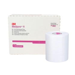 Perforated Medical Tape 3M Medipore H White 3 Inch X 10 Yard Soft Cloth NonSterile