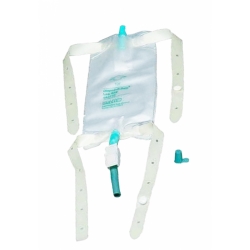 Urinary Leg Bag Bard Dispoz-a-Bag Anti-Reflux Valve Sterile 562 mL Vinyl