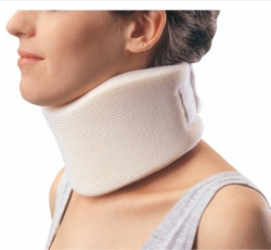 Cervical Collar ProCare Form Fit Low Contoured / Medium Density Adult Medium One-Piece 4 Inch Height 20 Inch Length 13 to 18 Inch Neck Circumference