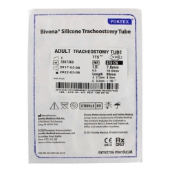 Cuffed Tracheostomy Tube Bivona TTS Disposable IC Size 7.0 Adult
