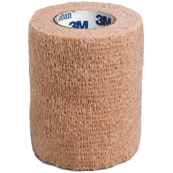 Cohesive Bandage 3M Coban 3 Inch X 5 Yard Self-Adherent Closure Tan NonSterile Standard Compression