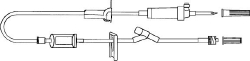Primary IV Administration Set Vygon Gravity 1 Port 20 Drops / mL Drip Rate 0.2 Micron Filter 84 Inch Tubing Solution Without Flow Regulator