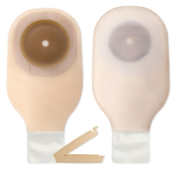 Ostomy Pouch Premier Flextend One-Piece System 12 Inch Length Trim To Fit 2-1/2 Inch Stoma Drainable