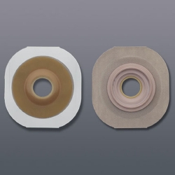 Ostomy Barrier New Image Flextend Precut, Extended Wear Adhesive Tape 70 mm Flange Blue Code System 1-5/8 Inch Opening