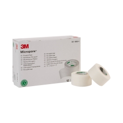 Medical Tape 3M Micropore White 1 Inch X 10 Yard Paper NonSterile
