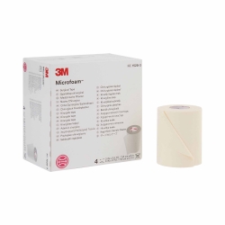 Medical Tape 3M Microfoam White 3 Inch X 5-1/2 Yard Elastic / Foam NonSterile