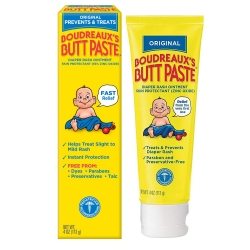 Diaper Rash Treatment Boudreaux’s Butt Paste 4 oz. Tube Scented Cream