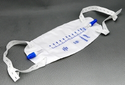 Urinary Leg Bag AMSure Anti-Reflux Valve Sterile 600 mL Vinyl