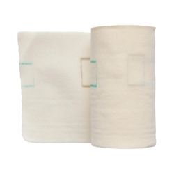 Compression Bandage Setopress 4 Inch X 4 Yard Safety Pin Closure White NonSterile High Compression