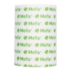 Perforated Dressing Retention Tape with Liner Mefix White 2 Inch X 11 Yard Nonwoven Spunlace Polyester NonSterile