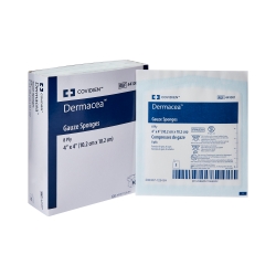 Gauze Sponge Dermacea 4 X 4 Inch 8-Ply Sterile 2 per Pack
