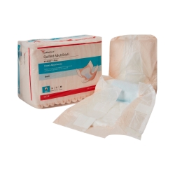 Unisex Adult Incontinence Brief Wings Plus Quilted Small Disposable Heavy Absorbency