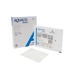 Gelling Fiber Wound Dressing Aquacel Extra 4 X 5 Inch Rectangle Sterile