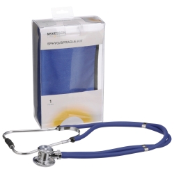 Reusable Aneroid / Stethoscope Set McKesson Brand 23 to 33 cm Adult Cuff Dual Head Sprague Stethoscope Pocket Aneroid