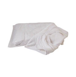 Bib Hook and Loop Closure Reusable Terry Cloth