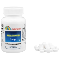 Natural Sleep Aid Geri-Care 60 per Bottle Tablet 3 mg Strength