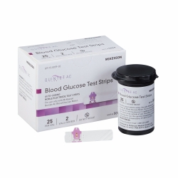 Blood Glucose Test Strips Quintet AC 50 Strips per Pack