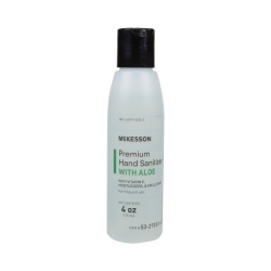 Hand Sanitizer with Aloe McKesson Premium 4 oz. Ethyl Alcohol Gel Bottle