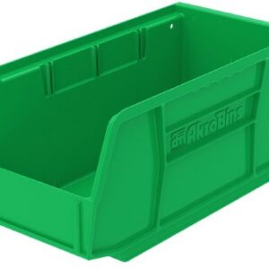 Storage Bin AkroBins Green Plastic 5 X 5-1/2 X 10-7/8 Inch