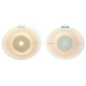 Ostomy Barrier SenSura Mio Click Trim to Fit, Extended Wear Elastic Adhesive 70 mm Flange Yellow Code System 9/16 to 2 Inch Opening