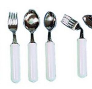 Soup Spoon Weighted Silver / White