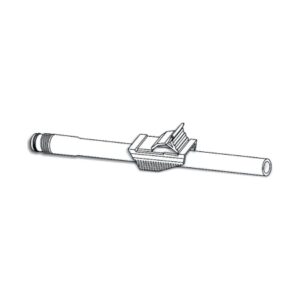Tube Clamp Urocare 2 Position, 1.63 x 0.75 x 0.81 Inch, White, Polypropylene- Polyester