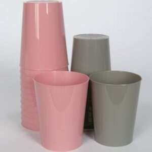 Tumbler H250-10 9 oz. Mauve Plastic Reusable