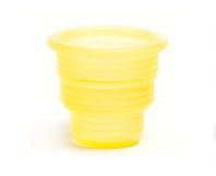 Hexa-Flex Tube Closure Polyethylene Snap Cap Yellow For 10, 12, 13, 16 and 18 mm Blood Collection and Culture Tubes NonSterile