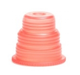 Hexa-Flex Tube Closure Polyethylene Snap Cap Red For 10, 12, 13, 16 and 18 mm Blood Collection and Culture Tubes NonSterile