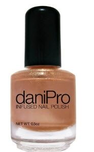 Nail Polish daniPro 0.5 oz. Bottle Pearlescent Mocha Undecylenic Acid