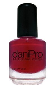 Nail Polish daniPro 0.5 oz. Bottle Deep Red Undecylenic Acid