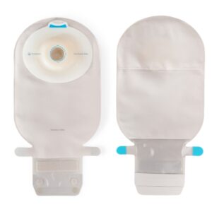 Ostomy Pouch SenSura Mio Convex One-Piece System 11 Inch Length, Maxi Convex Light, Pre-Cut 1 Inch Stoma Drainable