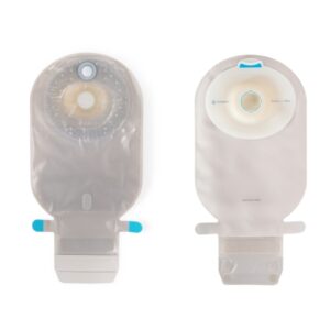 Ostomy Pouch SenSura Mio Convex One-Piece System 11 Inch Length, Maxi Convex Light, Pre-Cut 1 Inch Stoma Drainable