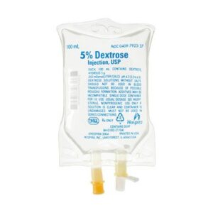 Dextrose / Water, Preservative Free 5% IV Solution 100 mL