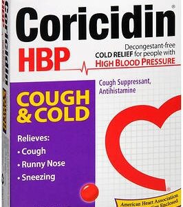 Cold and Cough Relief Coricidin HBP 4 mg – 30 mg Strength Tablet 16 per Box